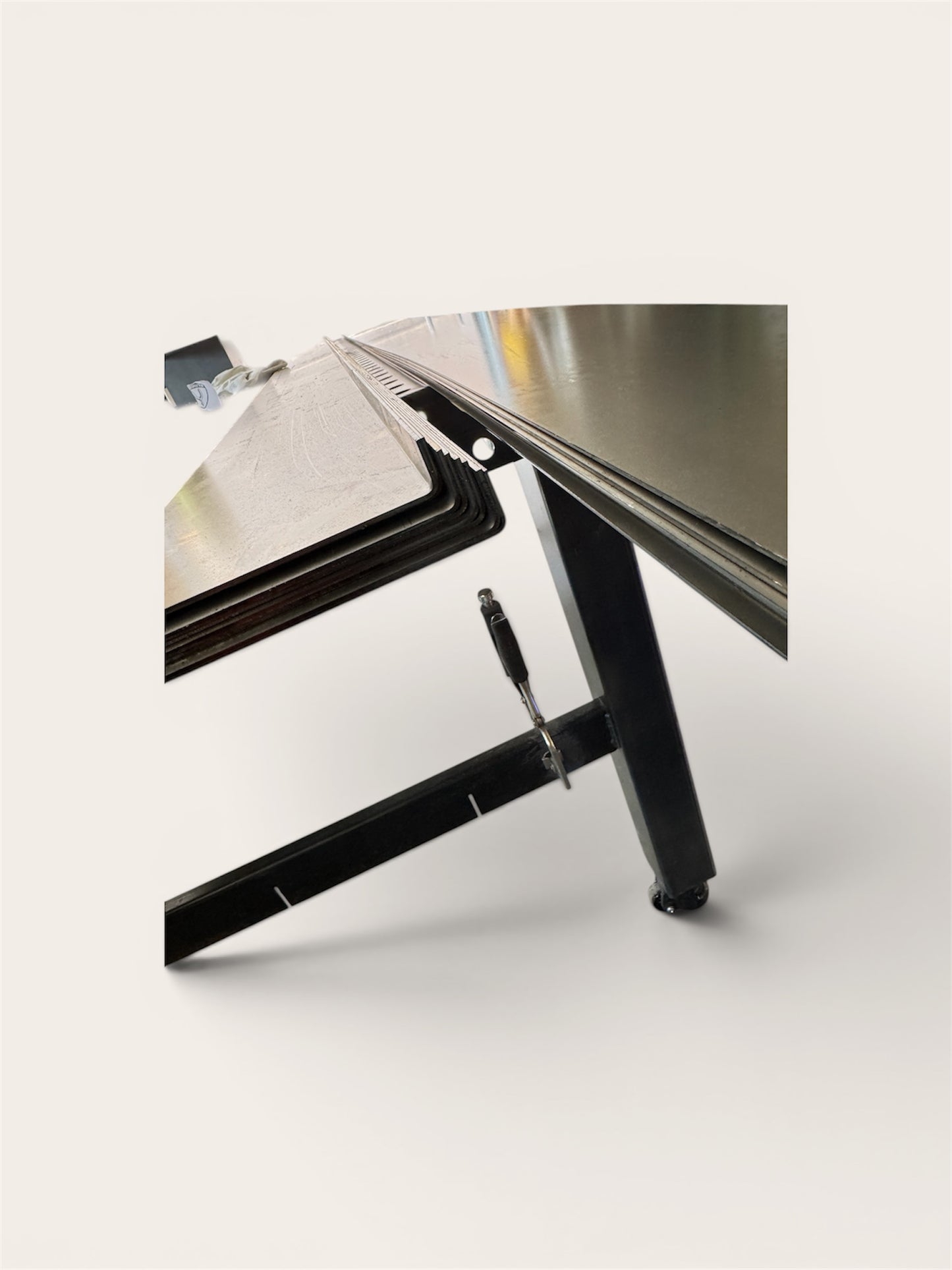 Bordure Jardin Acier Corten 15cm avec Pli | L'Atelier Brut