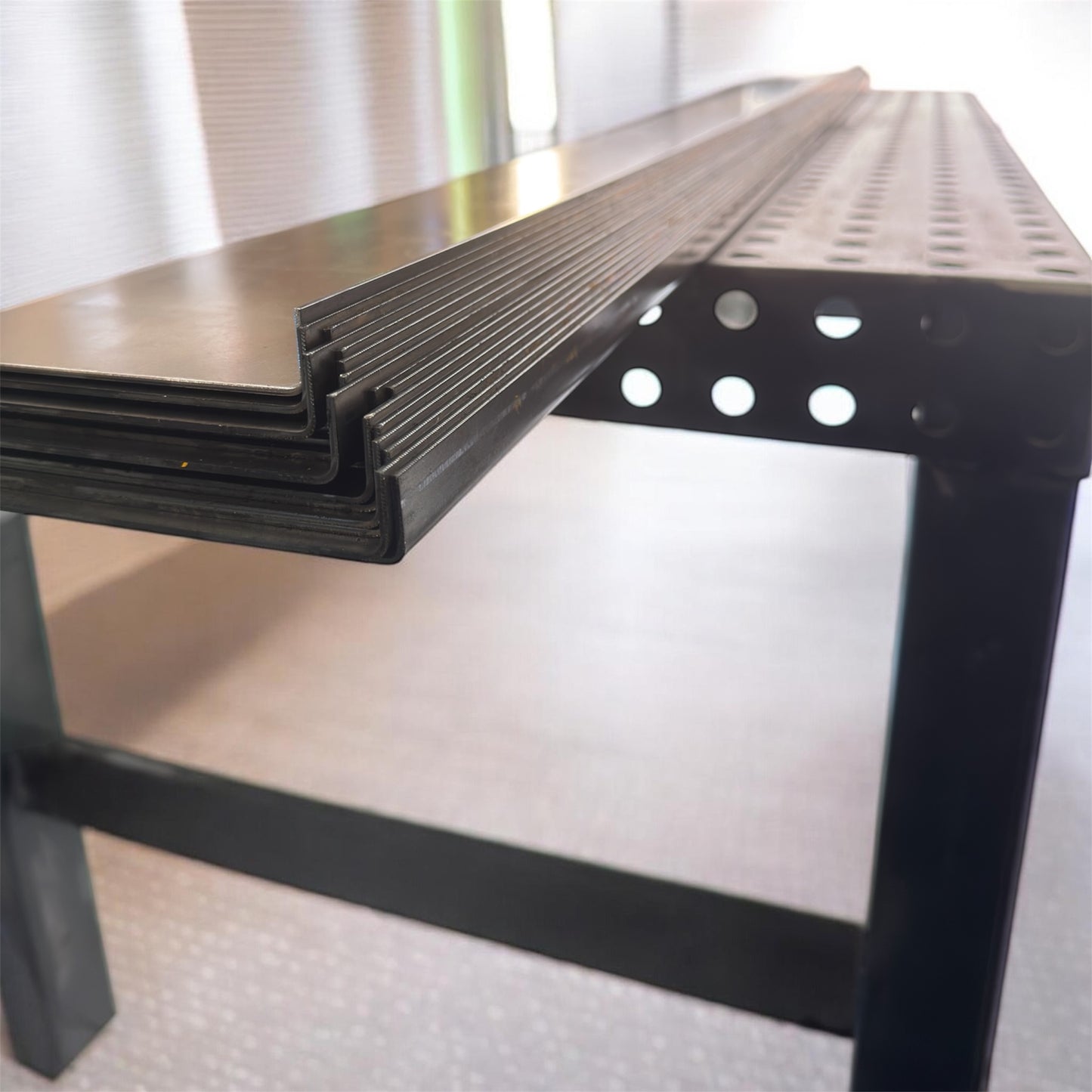 Bordure Jardin Acier Corten 15cm avec Pli | L'Atelier Brut