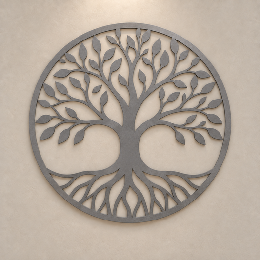 Arbre de vie Racines – acier brut DIY à peindre