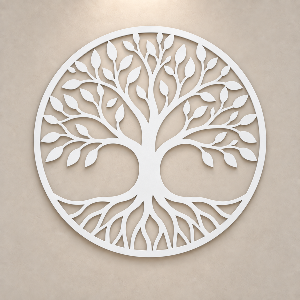 Arbre de vie Racines – finition blanc mat