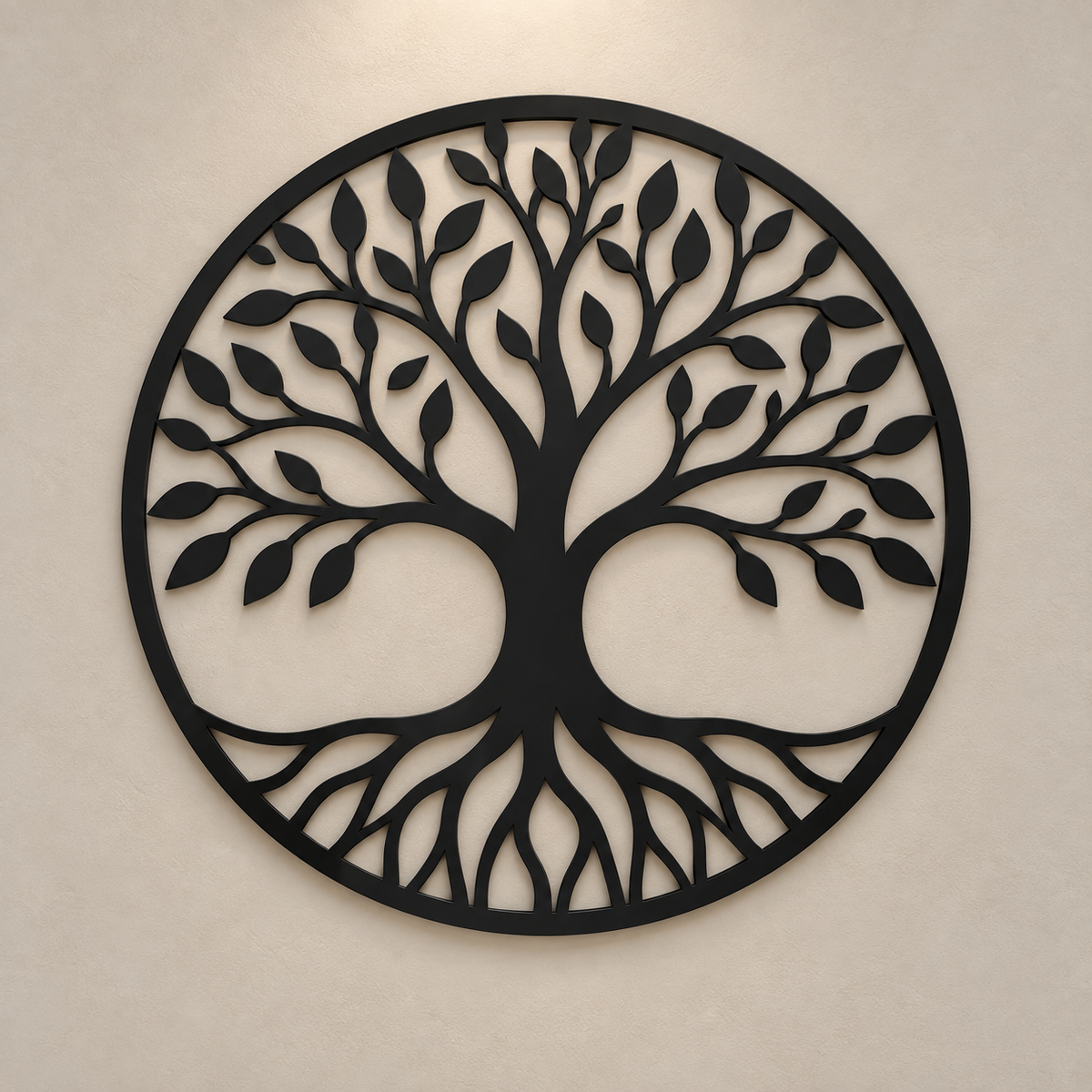 Arbre de vie Racines – finition noir mat