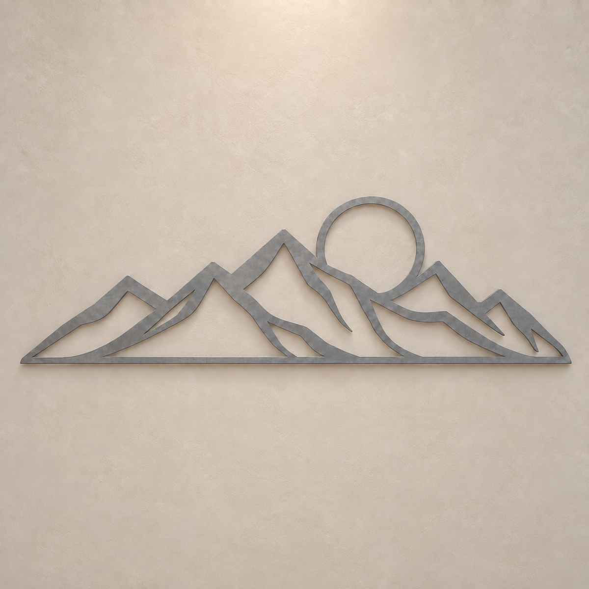 Horizon Alpin – acier brut DIY à peindre