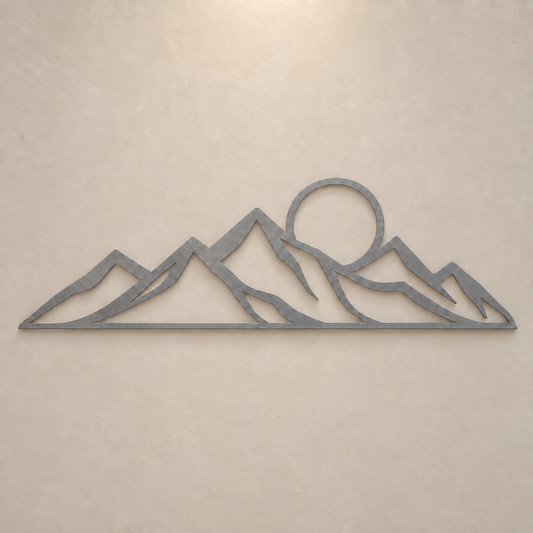 Horizon Alpin – acier brut DIY à peindre
