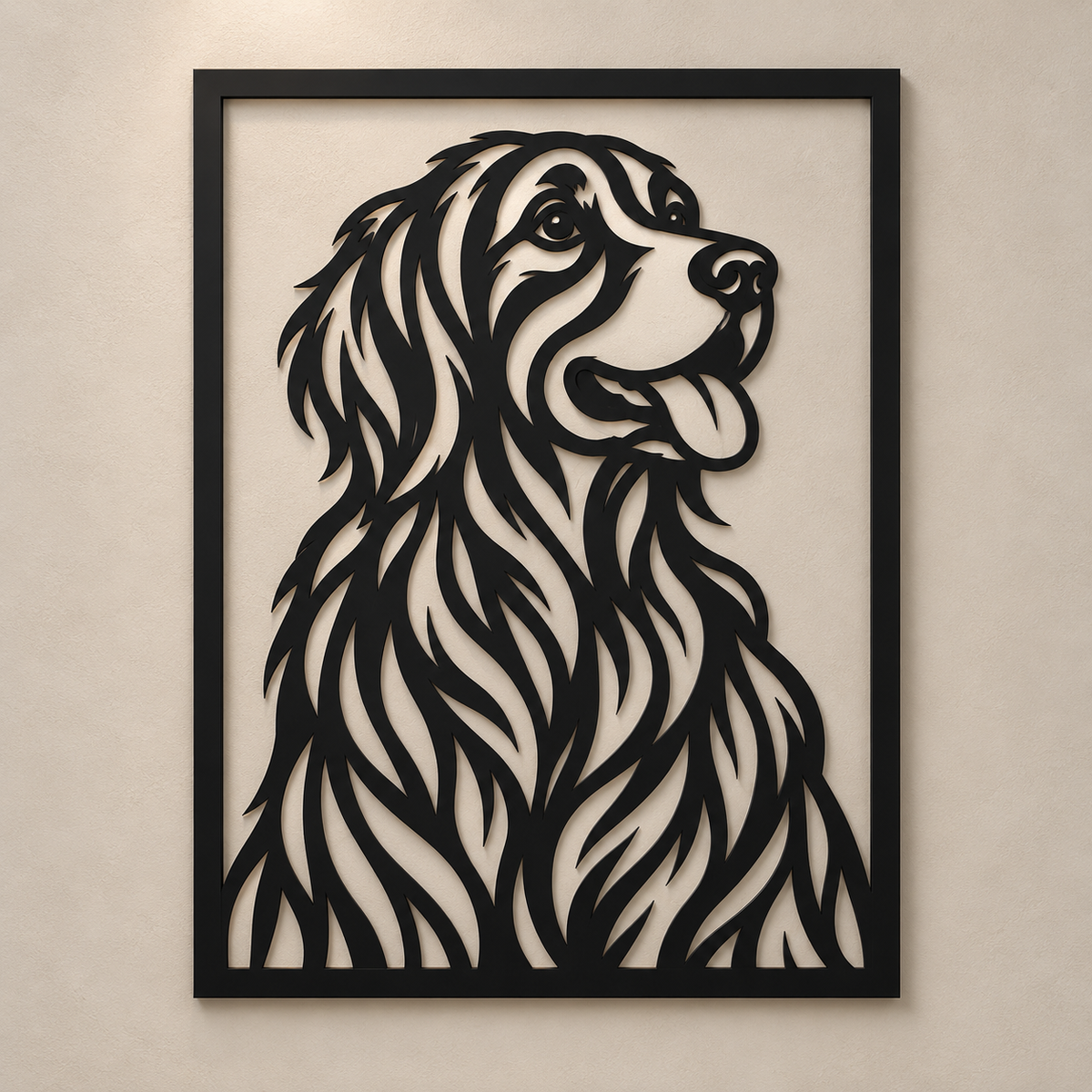 Portrait Compagnon – finition noir mat